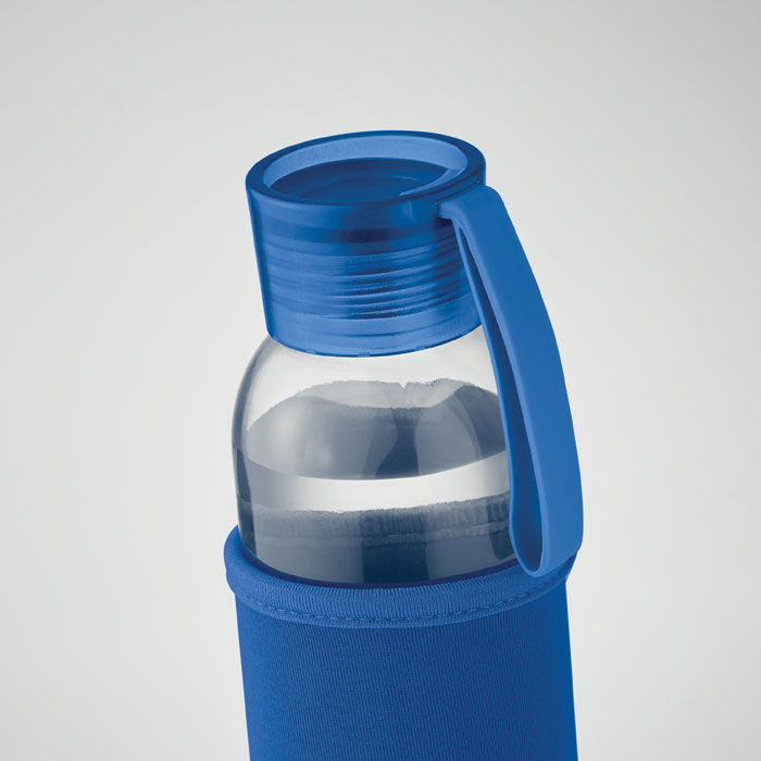 Recycled glass bottle 500 ml Blu Royal item picture top