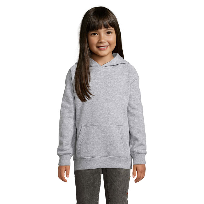 STELLAR KIDS FELPA Grigio Melange 2 item picture front