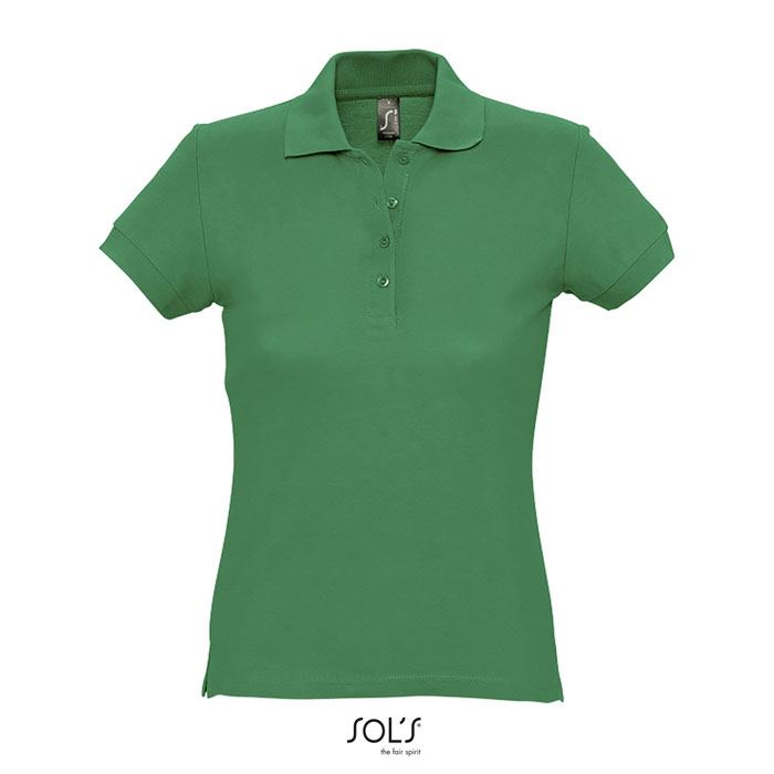 PASSION WOMEN POLO 170g kelly green item picture front