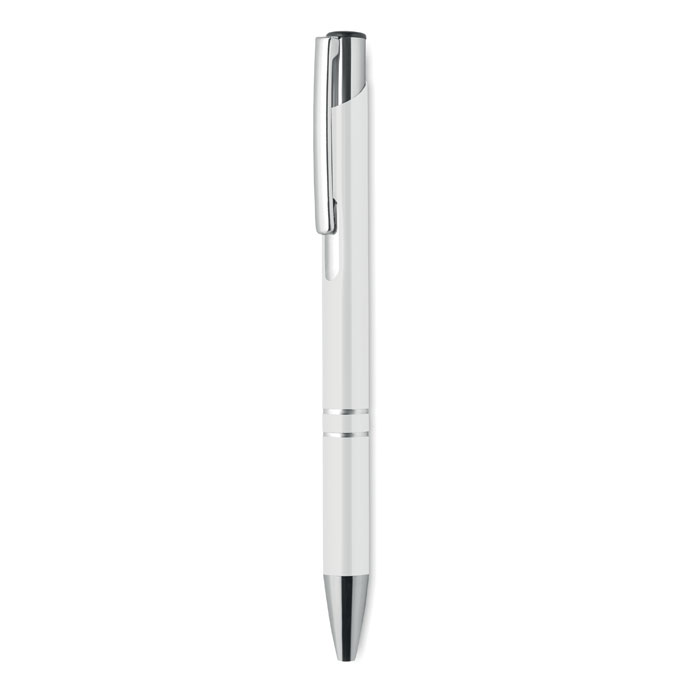 Penna a sfera in alluminio Bianco item picture back