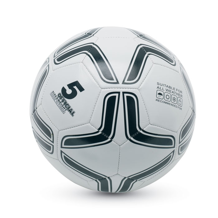 Pallone da calcio in PVC 21.5cm white/black item picture back