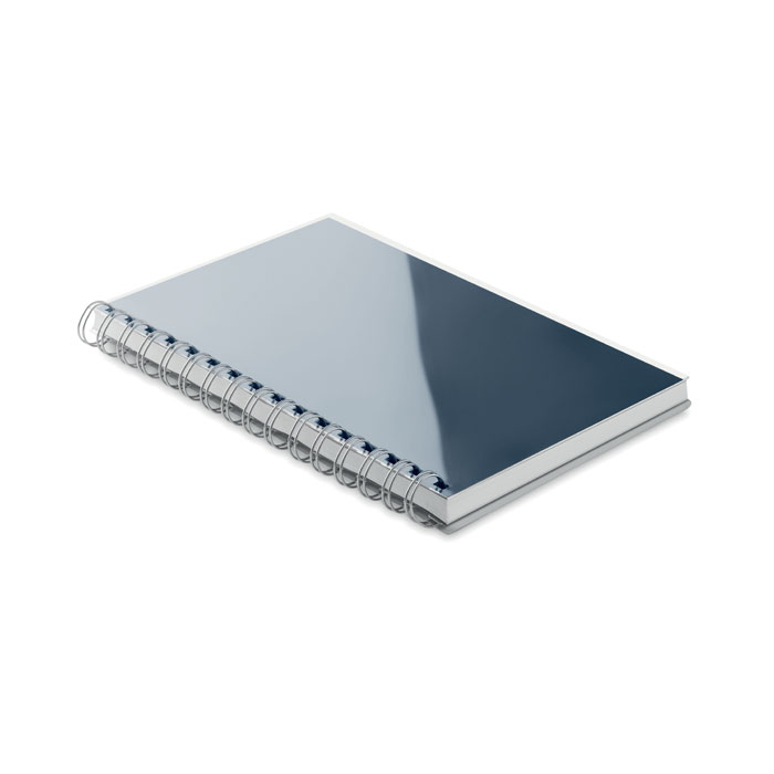 A5 RPET notebook recycled lined Blu item picture side