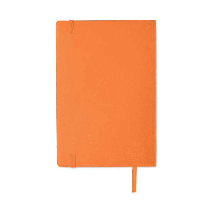 Notebook A5 riciclato Arancio item picture back