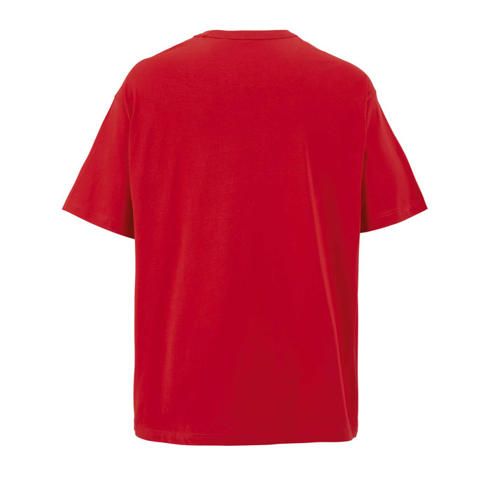 BOXY MEN T-SHIRT OVERSIZE Rosso Brillante item picture back