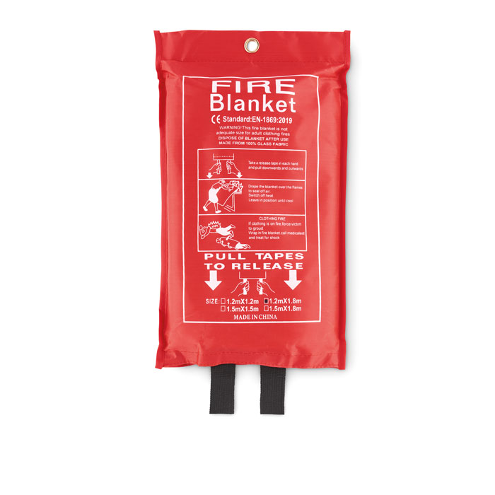 Coperta ignifuga in sacchetto d red item picture front
