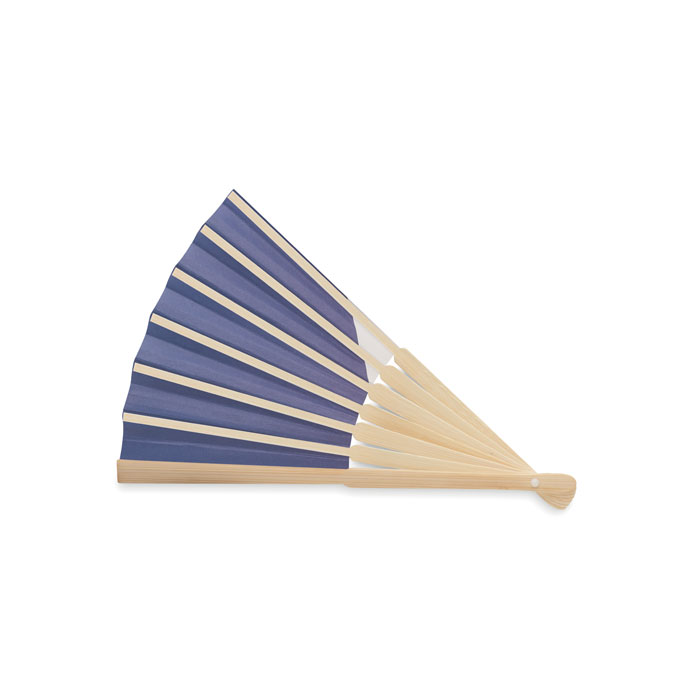 Manual fan flag design Blu Royal item picture back