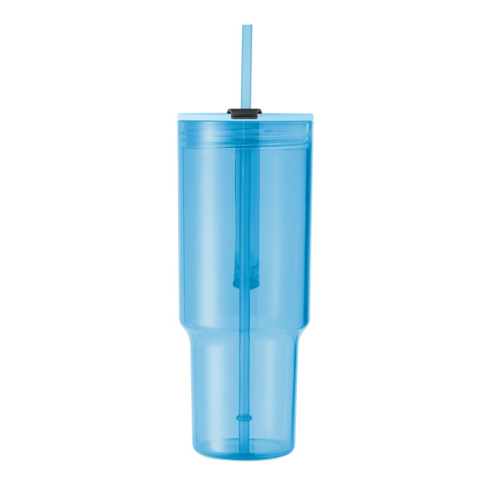 Bicchiere RPET 1200ml Azzurro Chiaro Trasparente item picture open