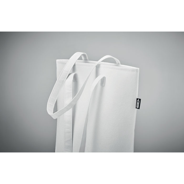 RPET felt event/shopping bag Bianco item detail picture