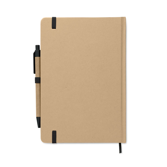 A5 notebook in recycled carton Nero item picture top