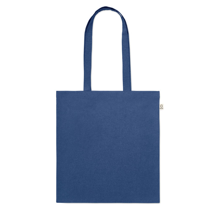 Shopper in cotone riciclato Blu Royal item picture back