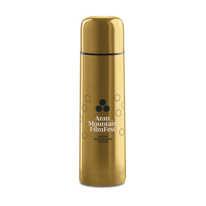 Thermos doppio strato 500ml Oro Opaco item picture printed