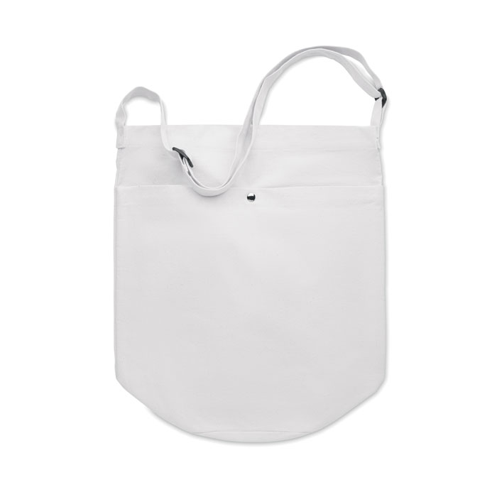 Canvas shopping bag 270 gr/m² Bianco item picture side