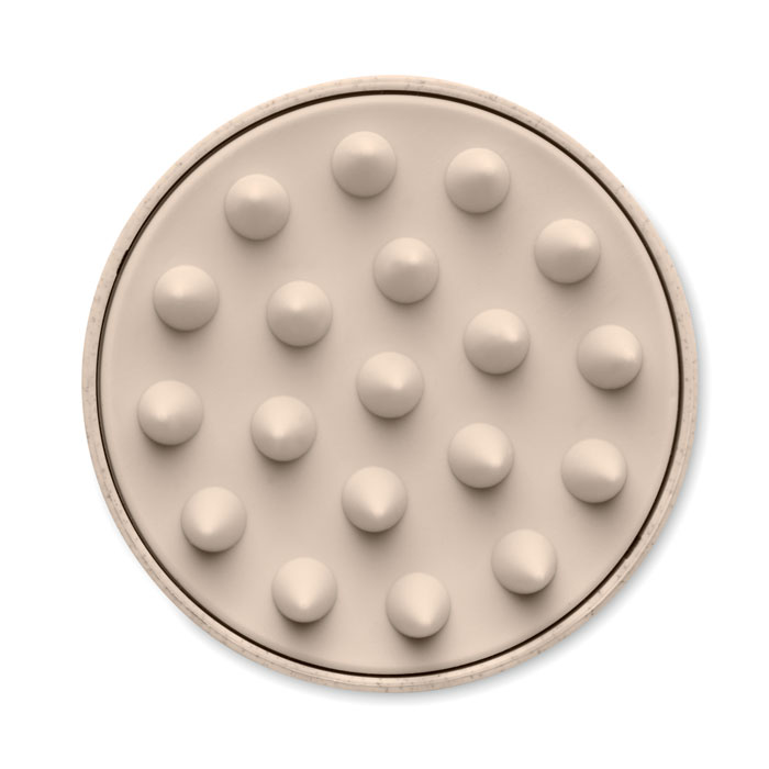 Spazzola per massaggio testa Beige item picture 1