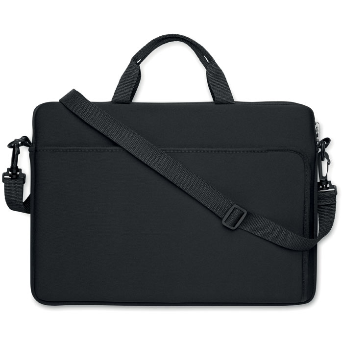 Porta laptop in neoprene black item picture top