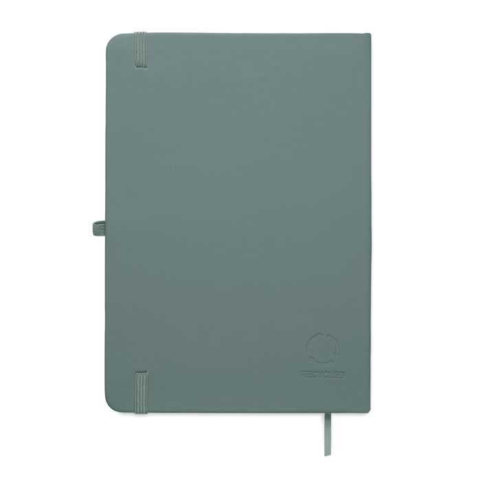 Set notebook A5 in PU Petrolio item picture open