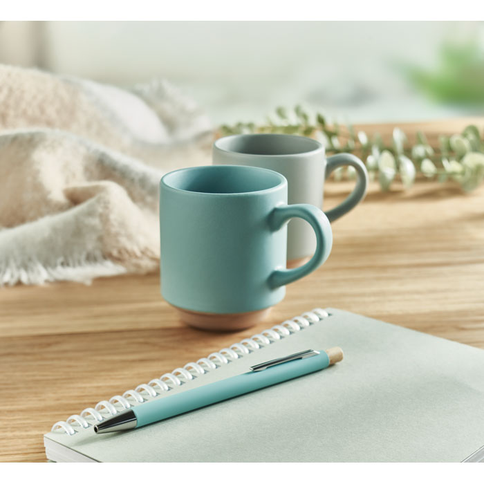 Ceramic stackable mug 170 ml Petrolio item ambiant picture