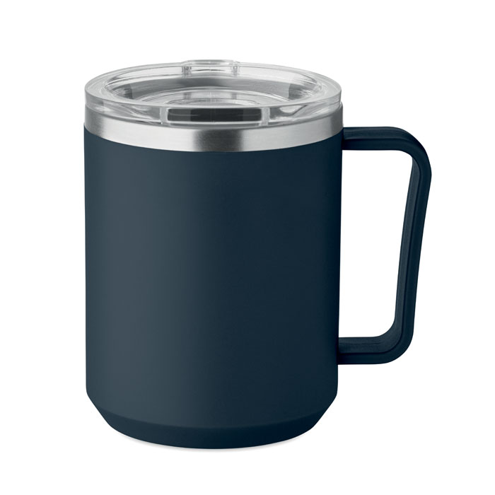 Double wall mug 400ml Francese Navy item picture front