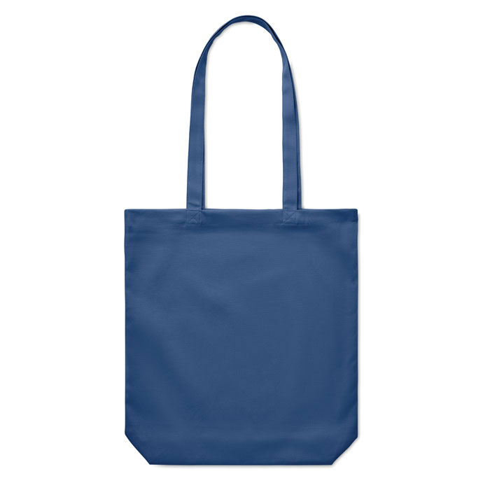 270 gr/m² Canvas shopping bag Blu item picture side