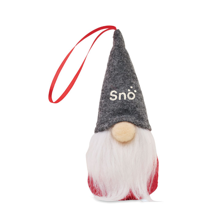 Felt gnome tree hanger Grigio item picture printed