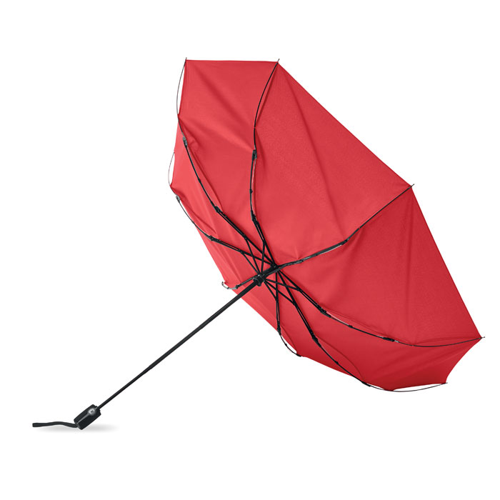 27 inch windproof umbrella Rosso item picture open