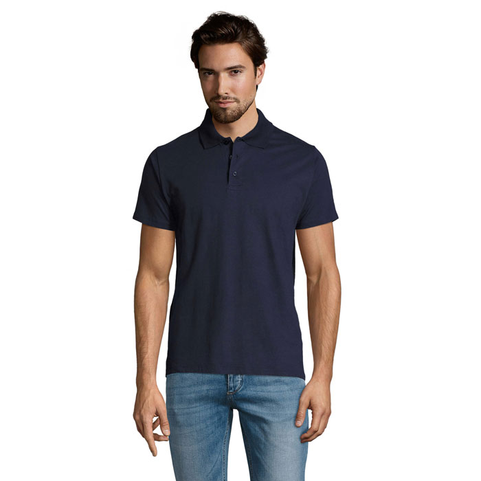 PRESCOTT MEN POLO SHIRT 170 Blu Scuro Francese item picture front