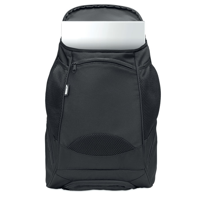 600D RPET sports rucksack Nero item picture top