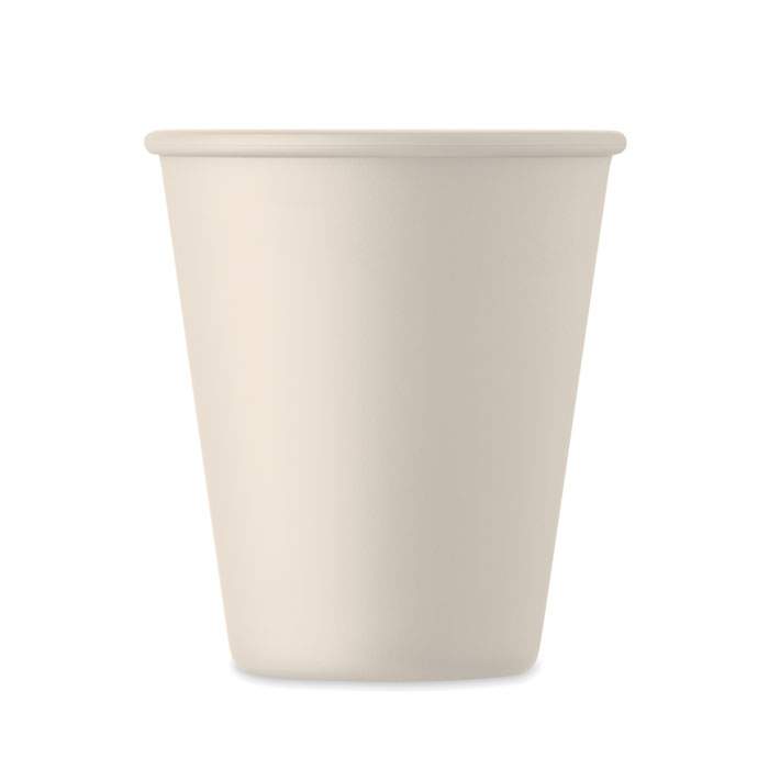 Reusable PLA single wall cup Beige item picture 2