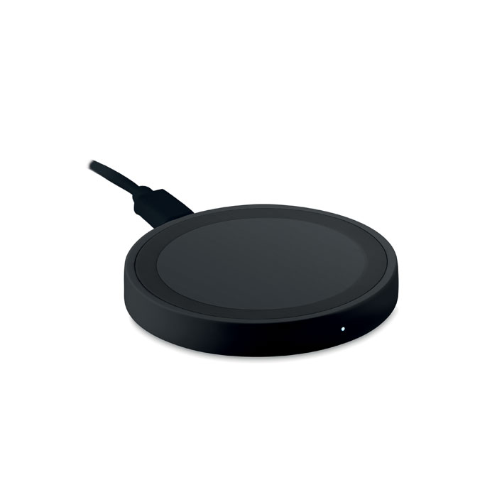 Caricatore wireless tondo black item picture front