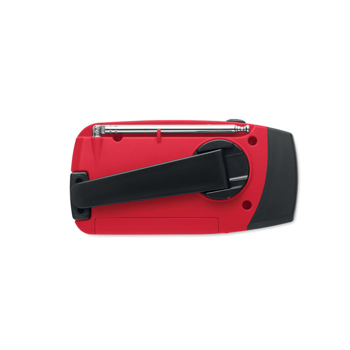 Radio portatile con torcia LED MO2746- Rosso item picture back