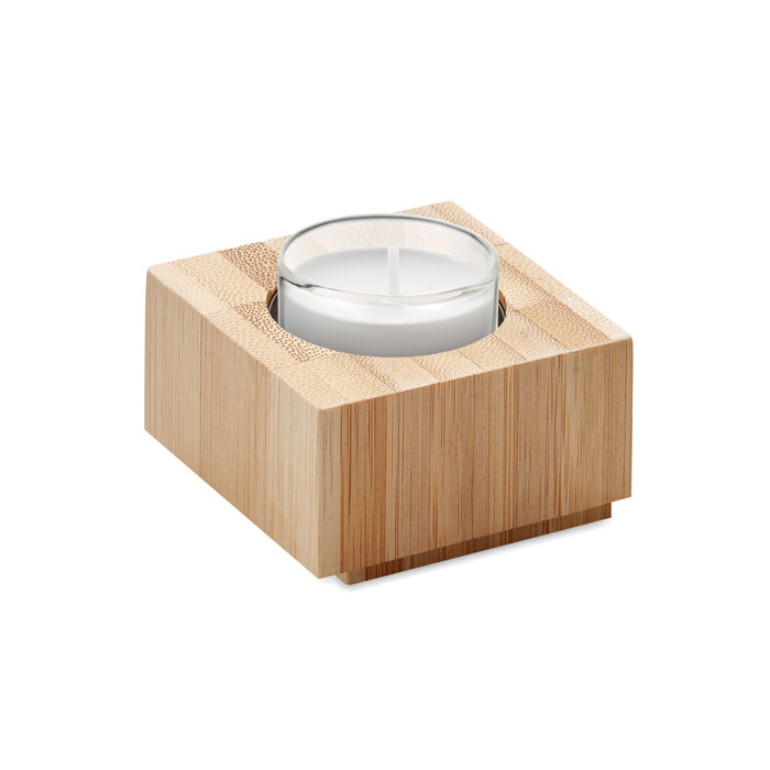 Bamboo tealight holder Legno item picture front