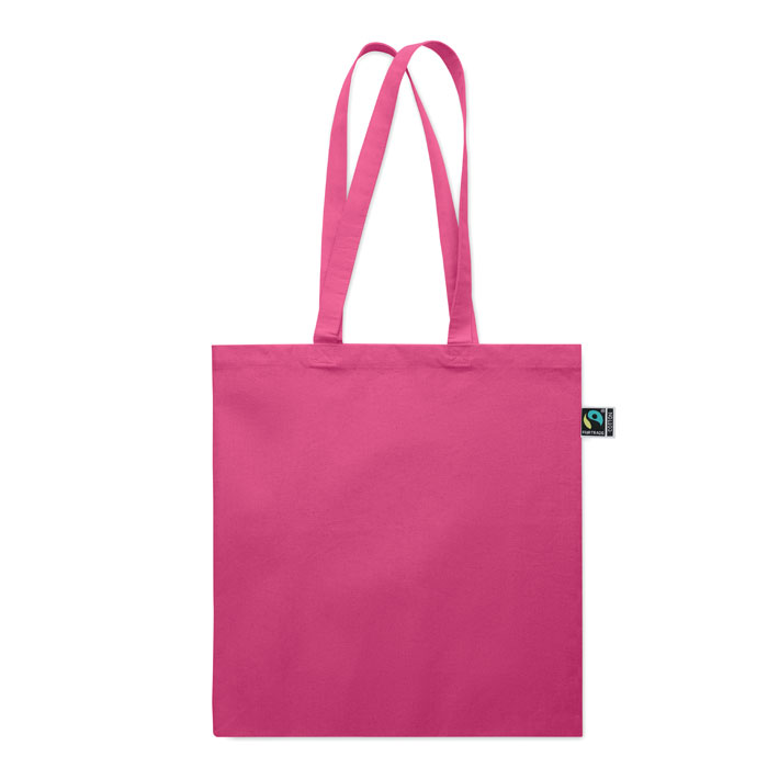 Shopper Fairtrade 180 gr Fucsia item picture side