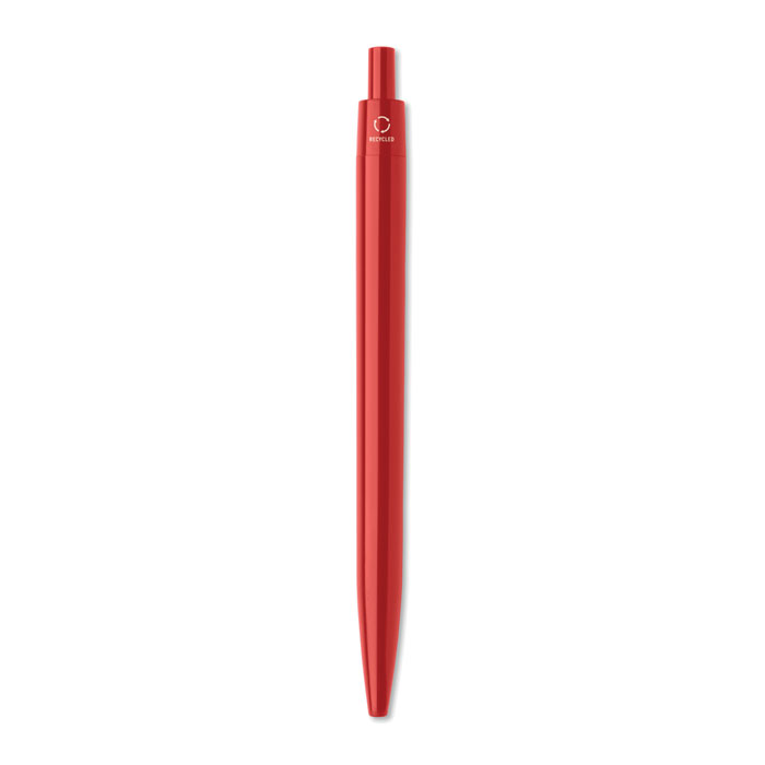 Ball pen in recycled ABS Rosso item picture top