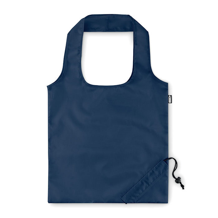 Foldable RPET shopping bag Francese Navy item picture front