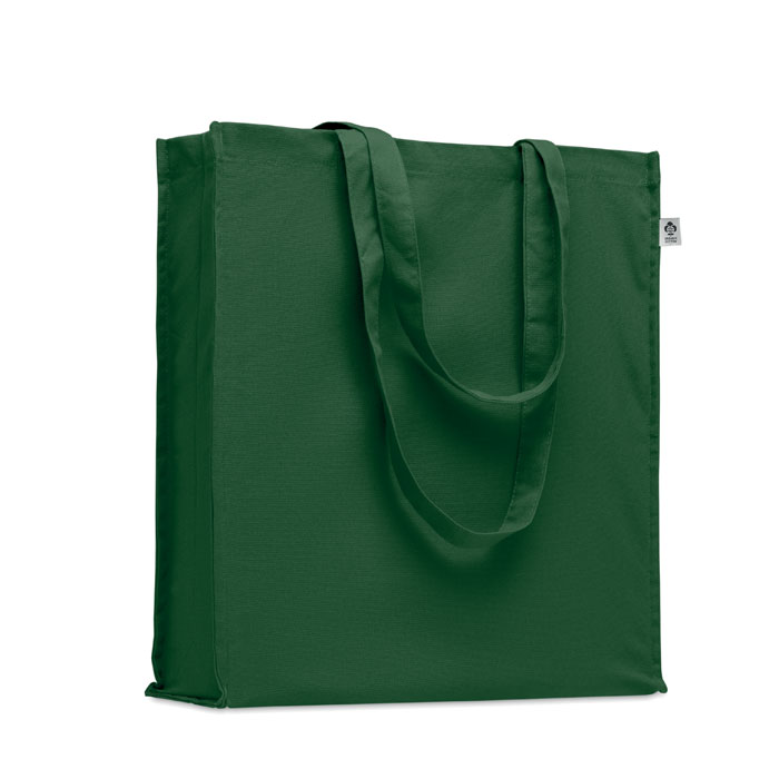 Shopper in cotone biologico Verde Scuro item picture front