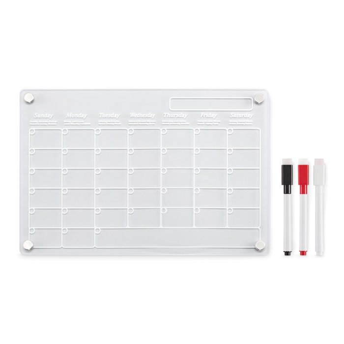 Agenda magnetica in acrilico Trasparente item picture front