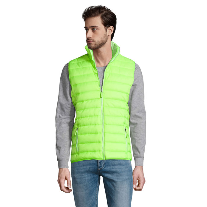 WAVE MEN Bodywarmer Verde Lime Fluo item picture front