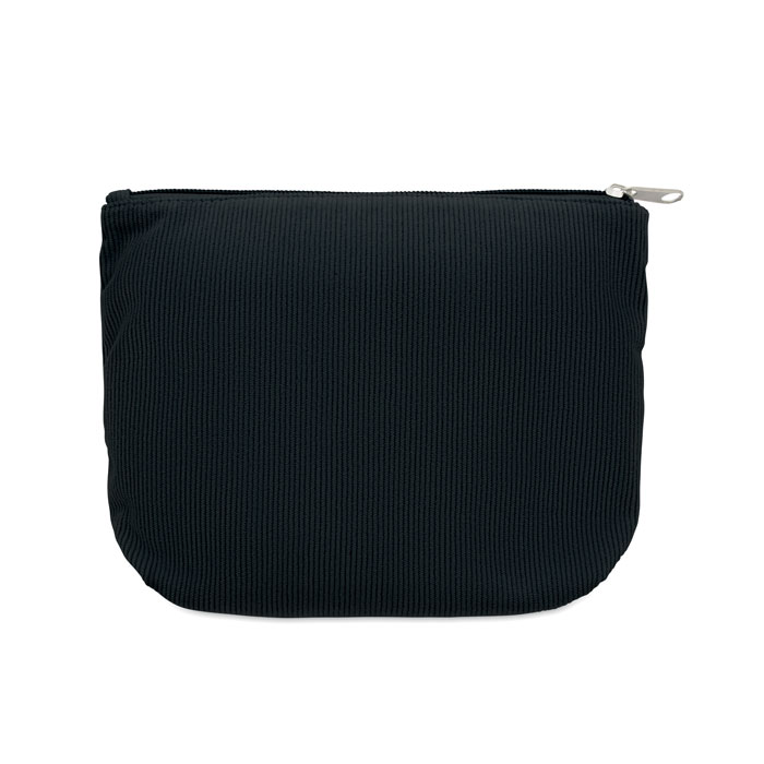 Porta cosmetici in velluto Nero item picture side