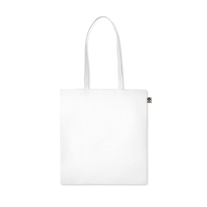 Organic cotton shopping bag Bianco item picture back