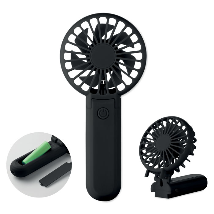 Portable foldable fan Nero item picture front