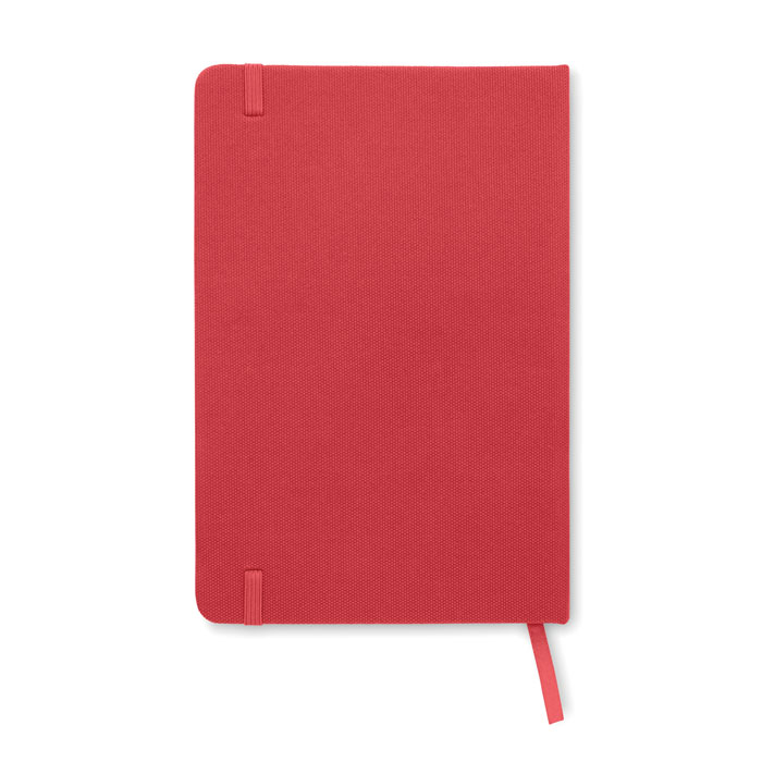 A5 RPET notebook 80 lined Rosso item picture back