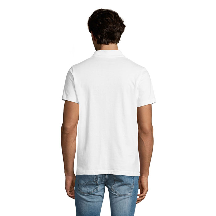 PRESCOTT MEN POLO SHIRT 170 Bianco item picture back