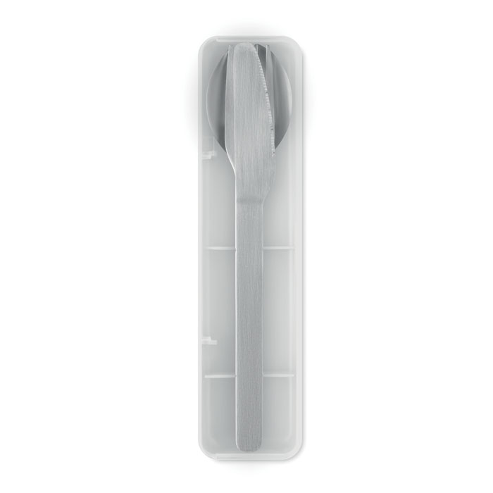 Set posate in acciaio inox Bianco item picture back