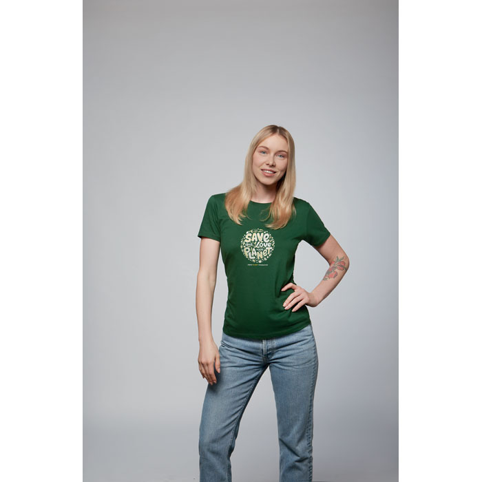 IMPERIAL WOMEN T-Shirt 190g Verde Bottiglia item picture printed