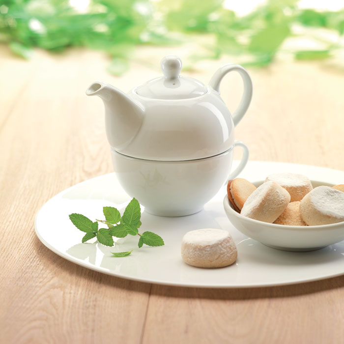 Set tè teiera e tazza white item ambiant picture