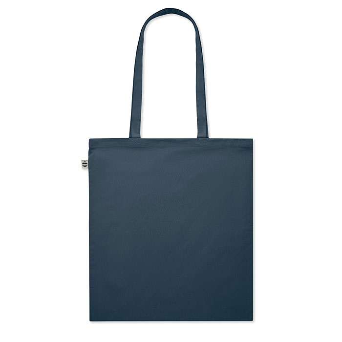 Shopper in cotone biologico Francese Navy item picture side