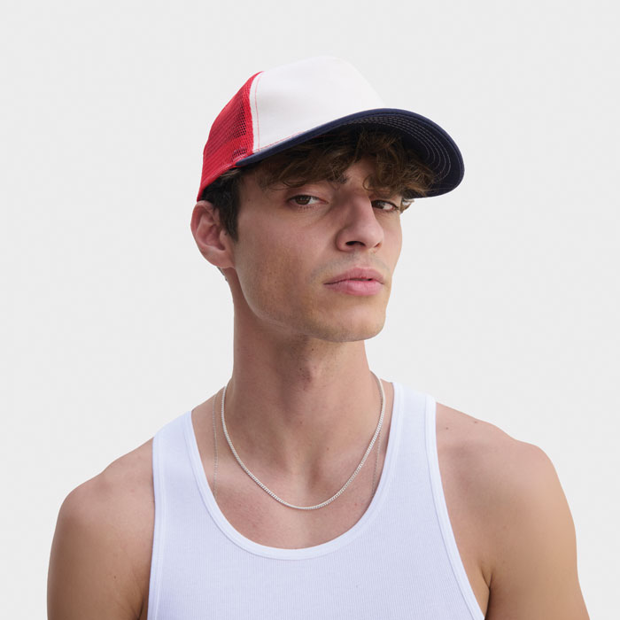 BLINK CAPS Off White|French Navy/Bright Red item picture 1