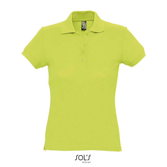 PASSION WOMEN POLO 170g Apple Green item picture front