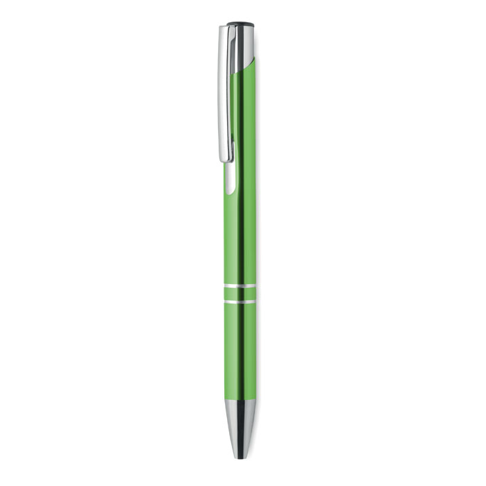 Penna a sfera in alluminio Lime item picture open