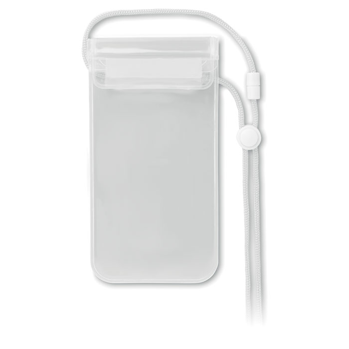 Smartphone waterproof pouch Bianco Trasparente item picture front