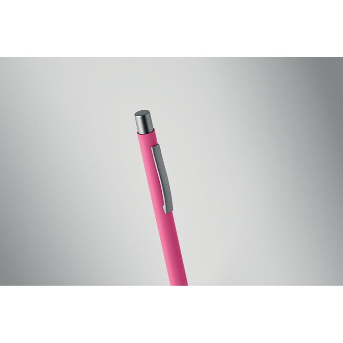 Recycled aluminium ball pen Fucsia item detail picture